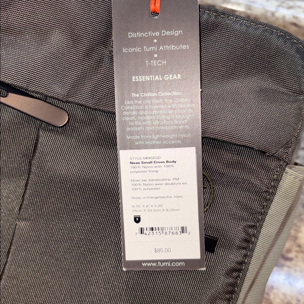 Tumi Gray Messenger Bag - Picture 9 of 9